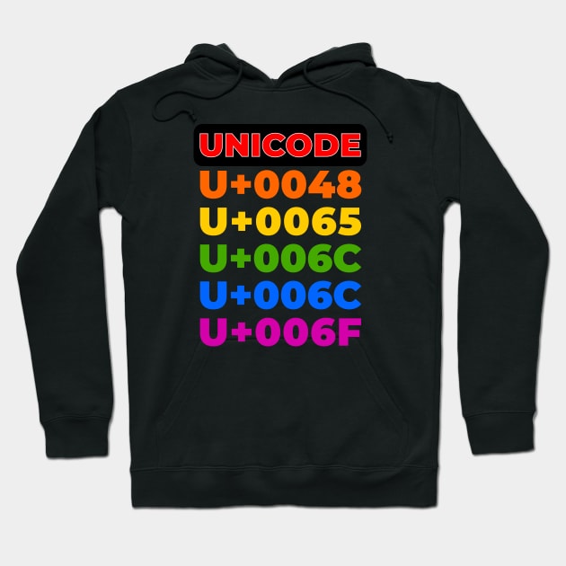 Unicode Hoodie by T-Shirts Zone